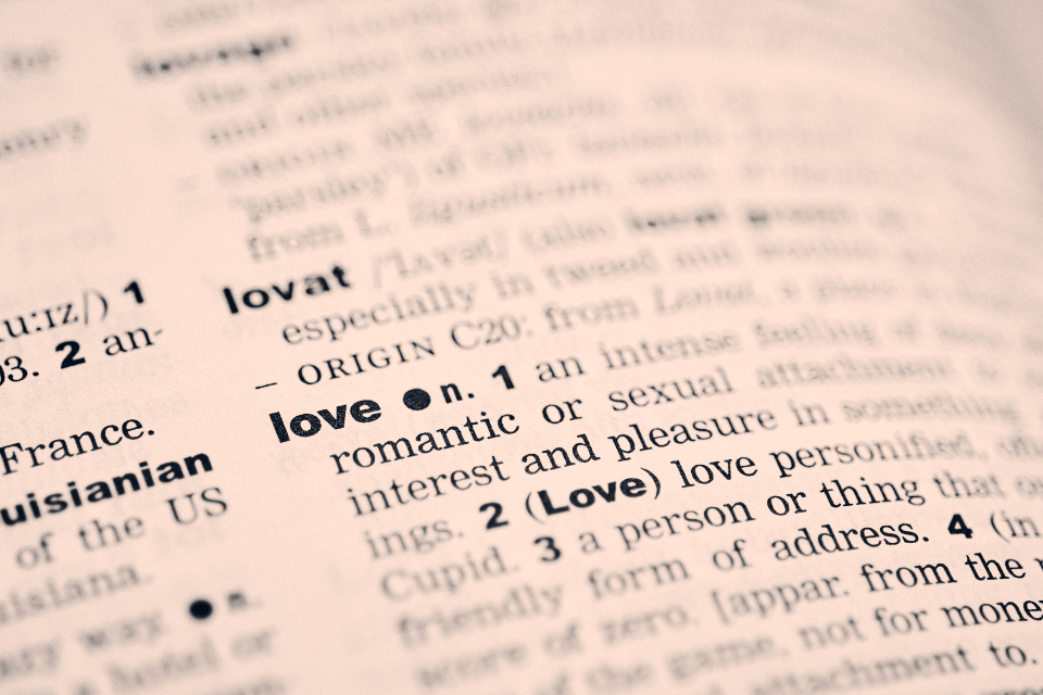 Open dictionary page, a study tool for advancing through the CEFR proficiency levels