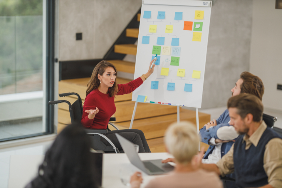 Diverse team of bilingual professionals collaborating at work