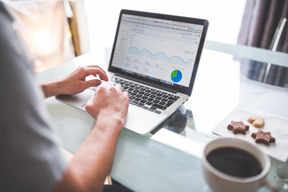 Printed performance charts and graphs for calculating training return on investment